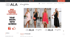 Desktop Screenshot of gala-divinefashion.com