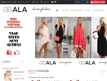 Tablet Screenshot of gala-divinefashion.com